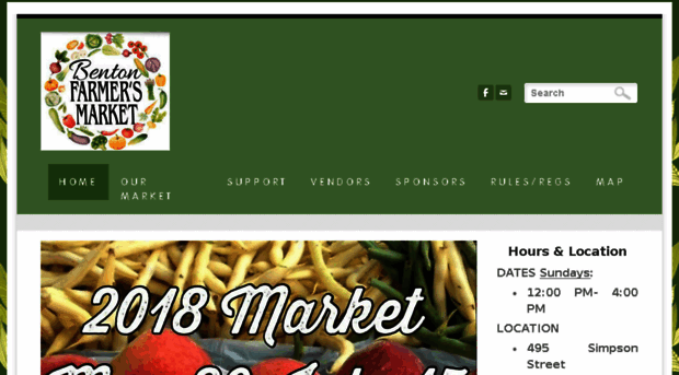 bentonlafarmersmarket.com