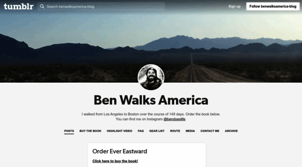 benwalksamerica.com