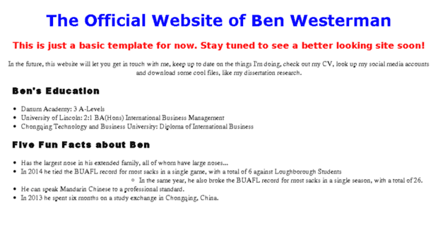 benwesterman.co.uk