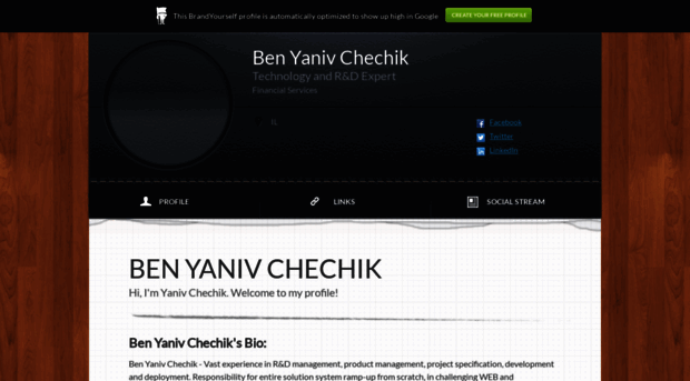 benyanivchechik.brandyourself.com