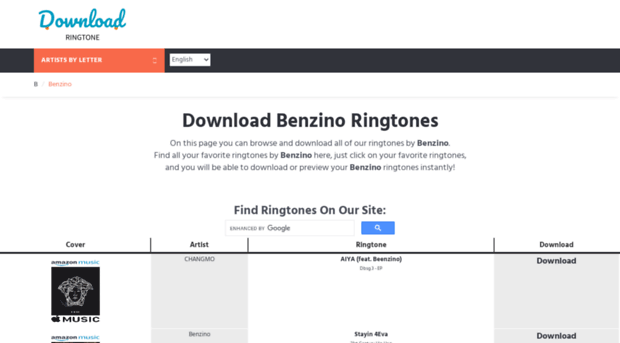 benzino.download-ringtone.com