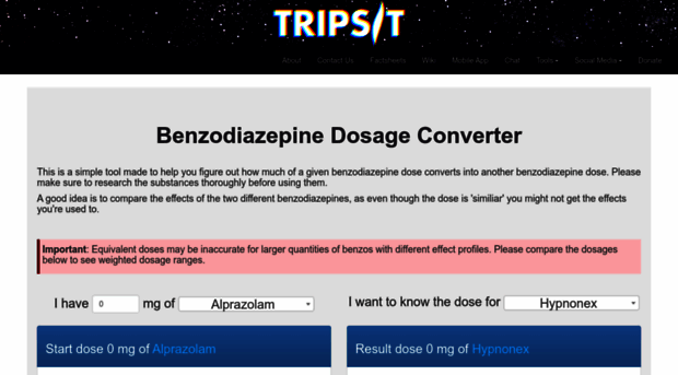 benzos.tripsit.me