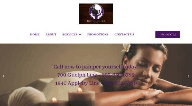 bepamperedspa.com