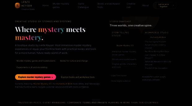 bepartofthemystery.com