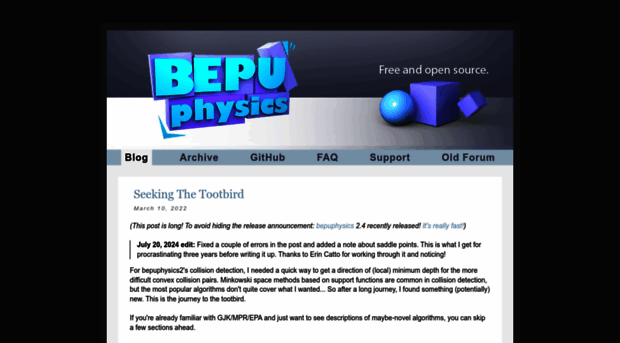 bepuphysics.com