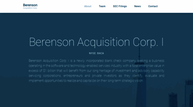 berensonacquisitioncorp.com