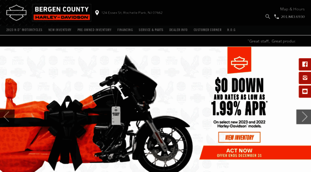 bergenharleydavidson.com