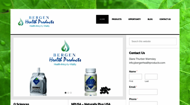 bergenhealthproducts.com