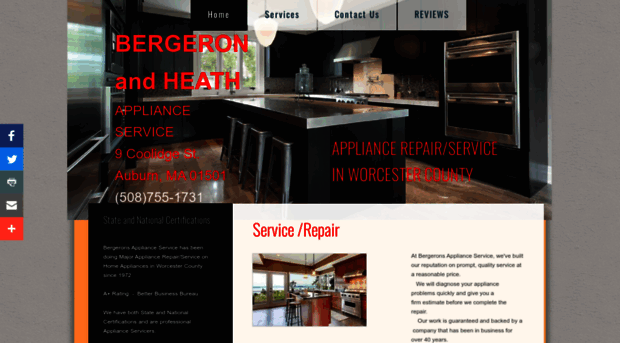 bergeronsapplianceservice.com