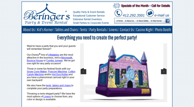 beringerspartyrentals.com