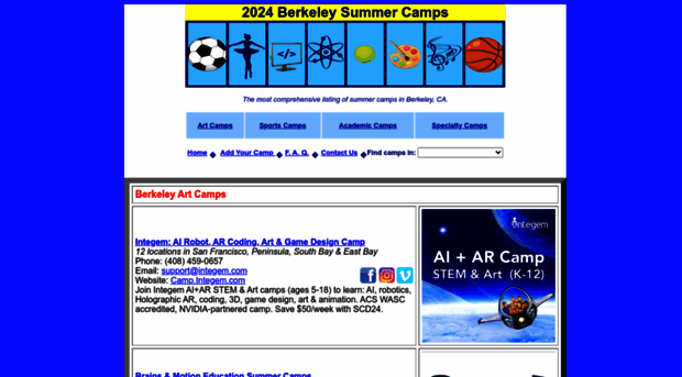 berkeleysummercamps.com