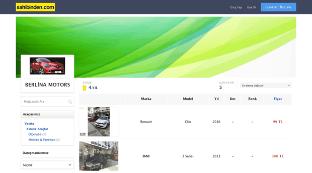 berlinamotors.sahibinden.com