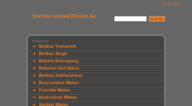 berliner-umweltforum.de