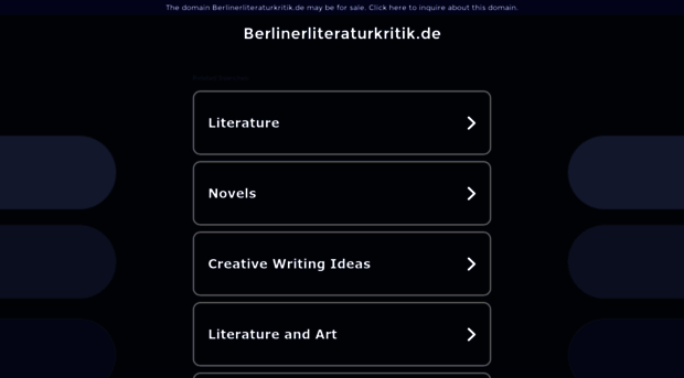 berlinerliteraturkritik.de