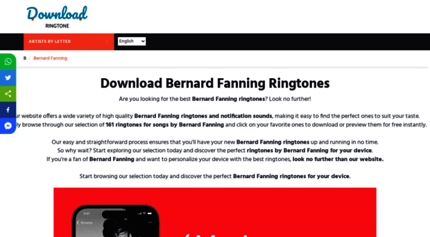 bernardfanning.download-ringtone.com