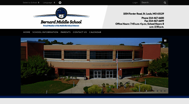 bernardmiddle.mehlvilleschooldistrict.com