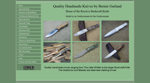 berniegarlandknives.com