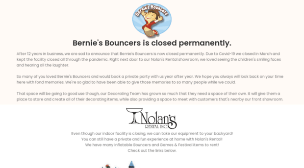 berniesbouncers.com