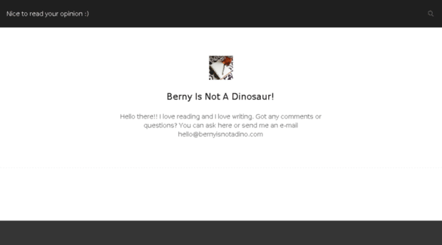 bernyisnotadino.com