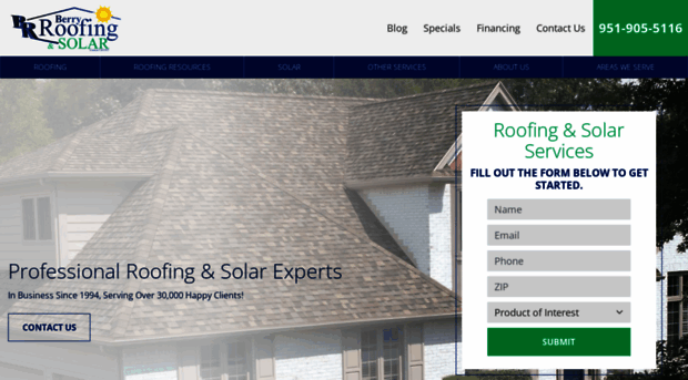 berryroofing.com