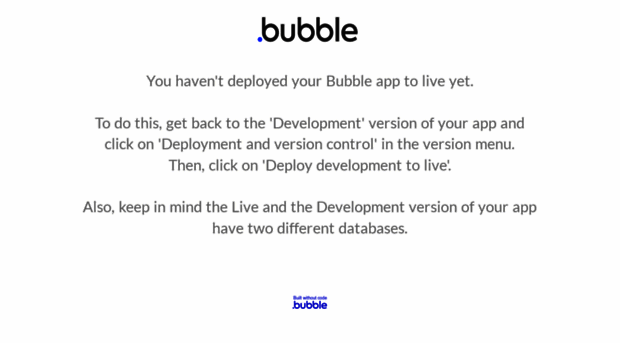 bersama.bubbleapps.io - Visual Programming | Bubble - Bersama Bubble Apps
