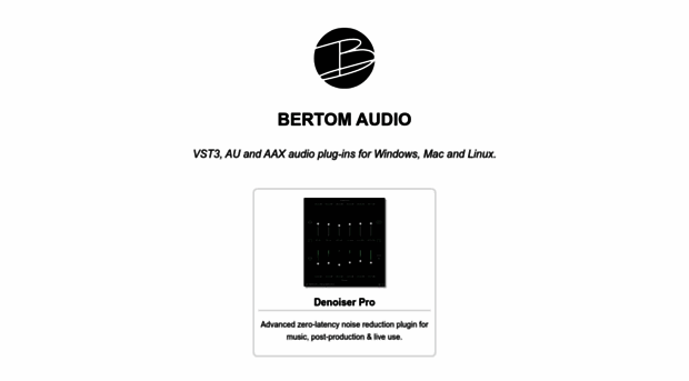 bertomaudio.com