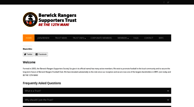 berwickrangers.org