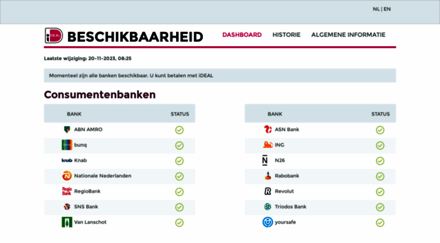 beschikbaarheid.ideal.nl