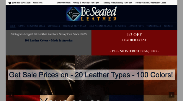 beseatedleatherfurniture.com