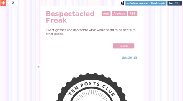 bespectacledfreak.com