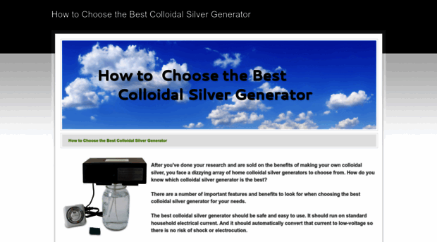 best-colloidal-silver-generator.weebly.com