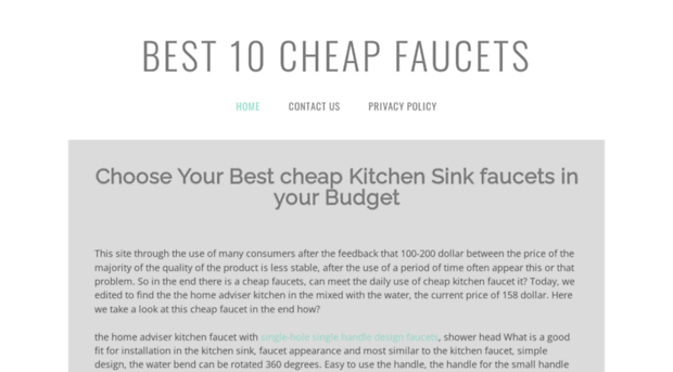 best10cheapfaucets.yolasite.com