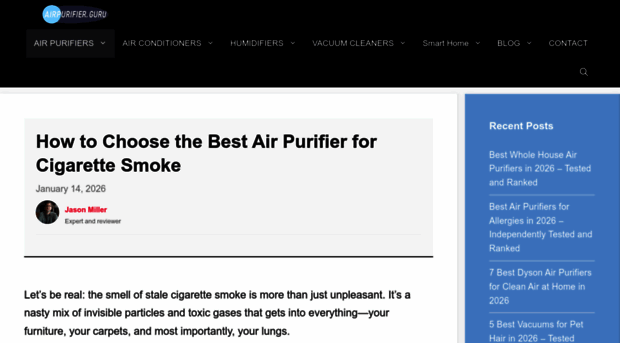 bestairpurifierforcigarettesmoke.guru