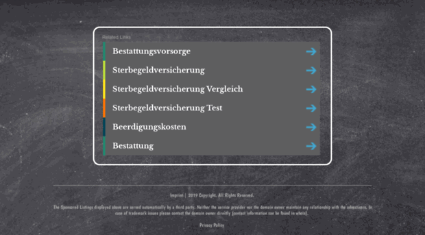 bestattungsversicherung.xyz