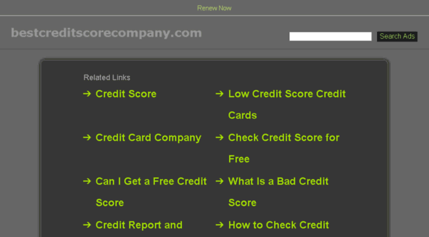 bestcreditscorecompany.com