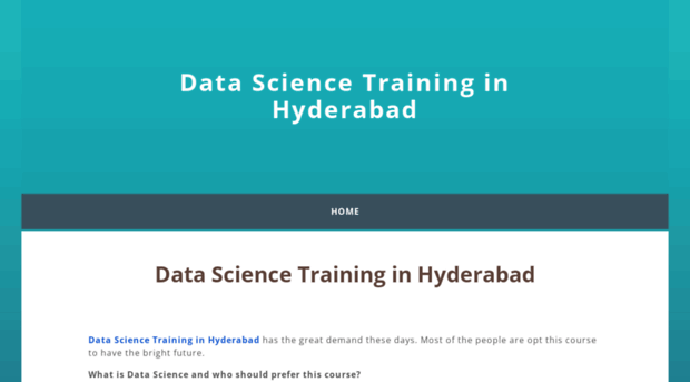 bestdatasciencetraininginhyderabad.yolasite.com