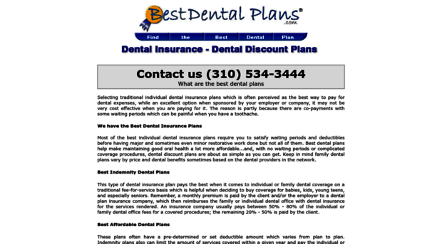 bestdentalplans.com