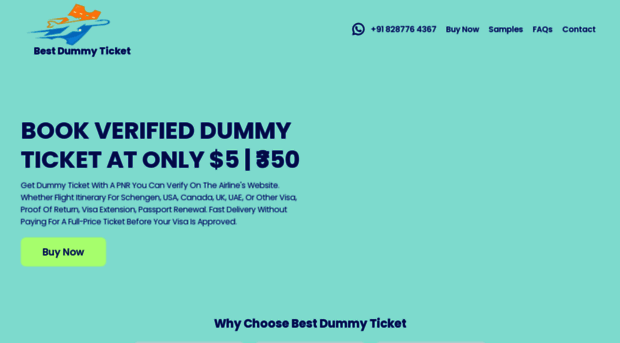 bestdummyticket.com