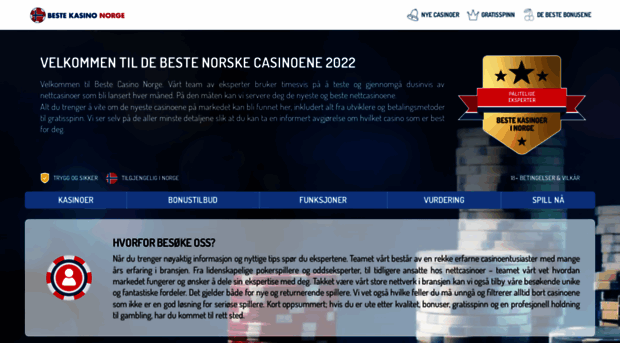 bestekasino-norge.com