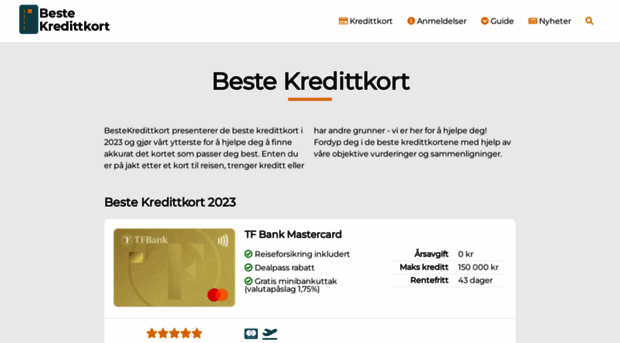 bestekredittkort.com