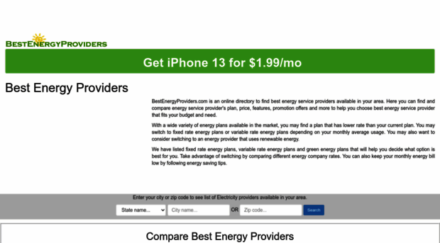 bestenergyproviders.com