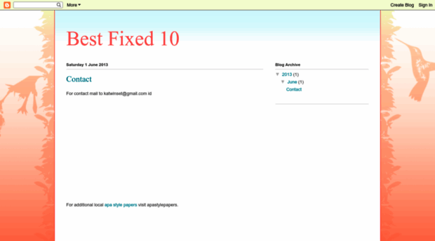 bestfixed10.blogspot.com