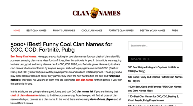 bestfunnyclannames.com