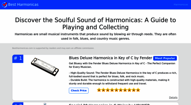bestharmonicas.com