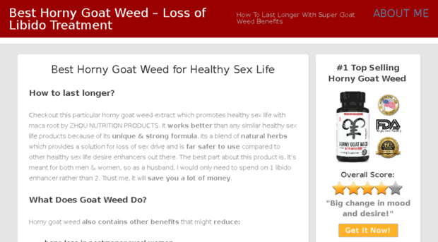 besthornygoatweed.com