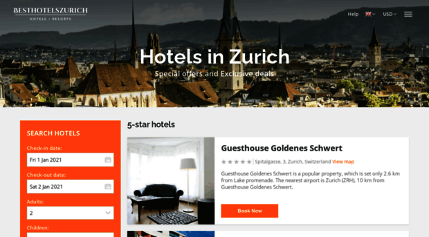 besthotelszurich.com