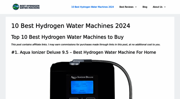 besthydrogenwatermachine.com