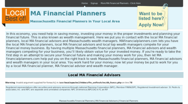 bestmafinancialplanners.com
