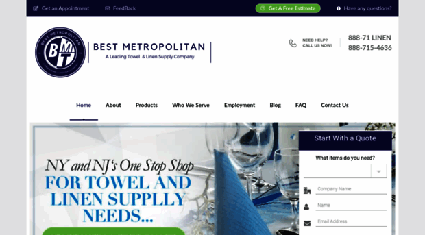 bestmetropolitanlinen.com