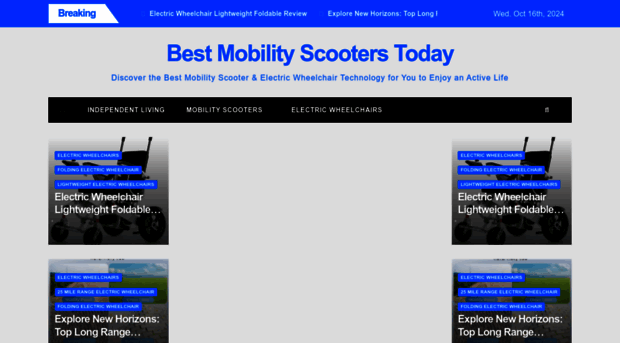 bestmobilityscooterstoday.com